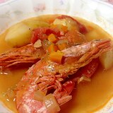 海老の旨味たっぷり♡スープ